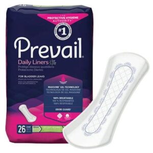 Prevail Very Light Panty Liners for Women | Very Light Absorbency